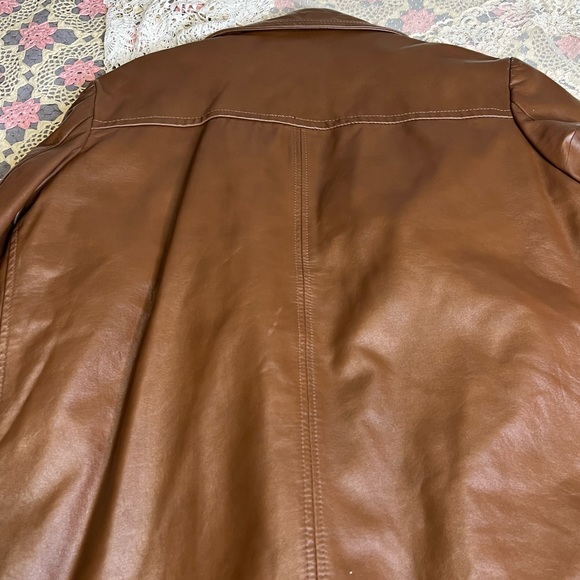 Pimpy 1960's 60's 1960s 60s Vintage Lined Leather Jacket - Picture 14 of 16